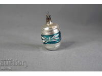 Old clay toy figurine for Christmas tree ball