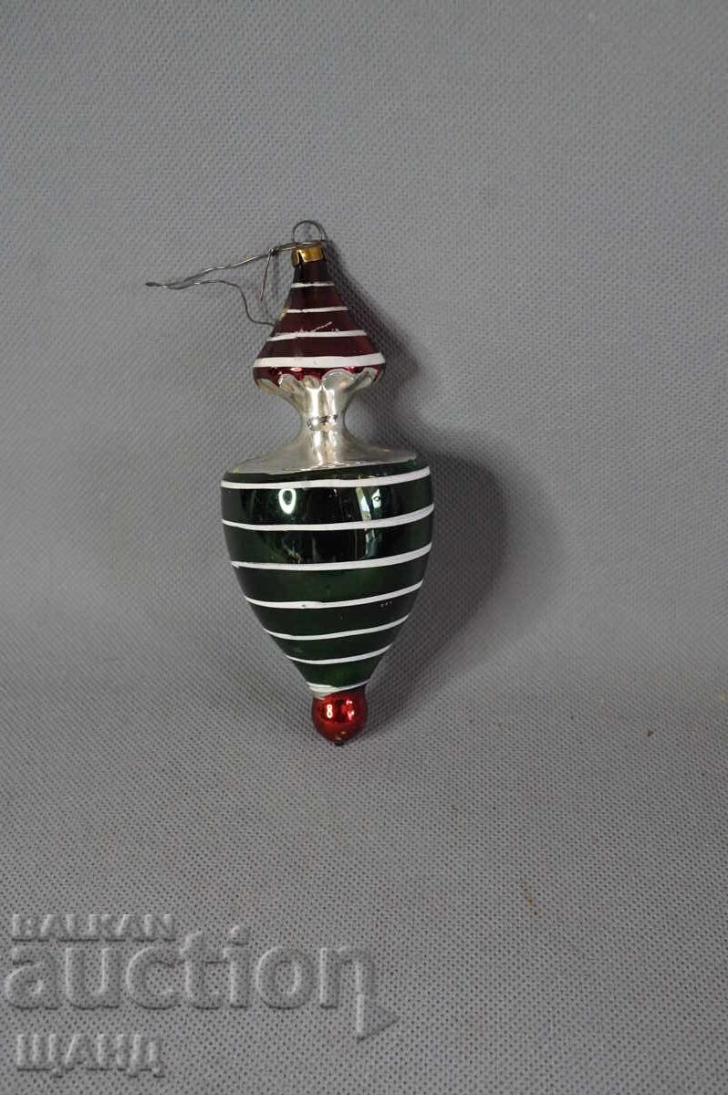 Old clay toy figurine for Christmas tree with price 5.00 BGN | € 2.56