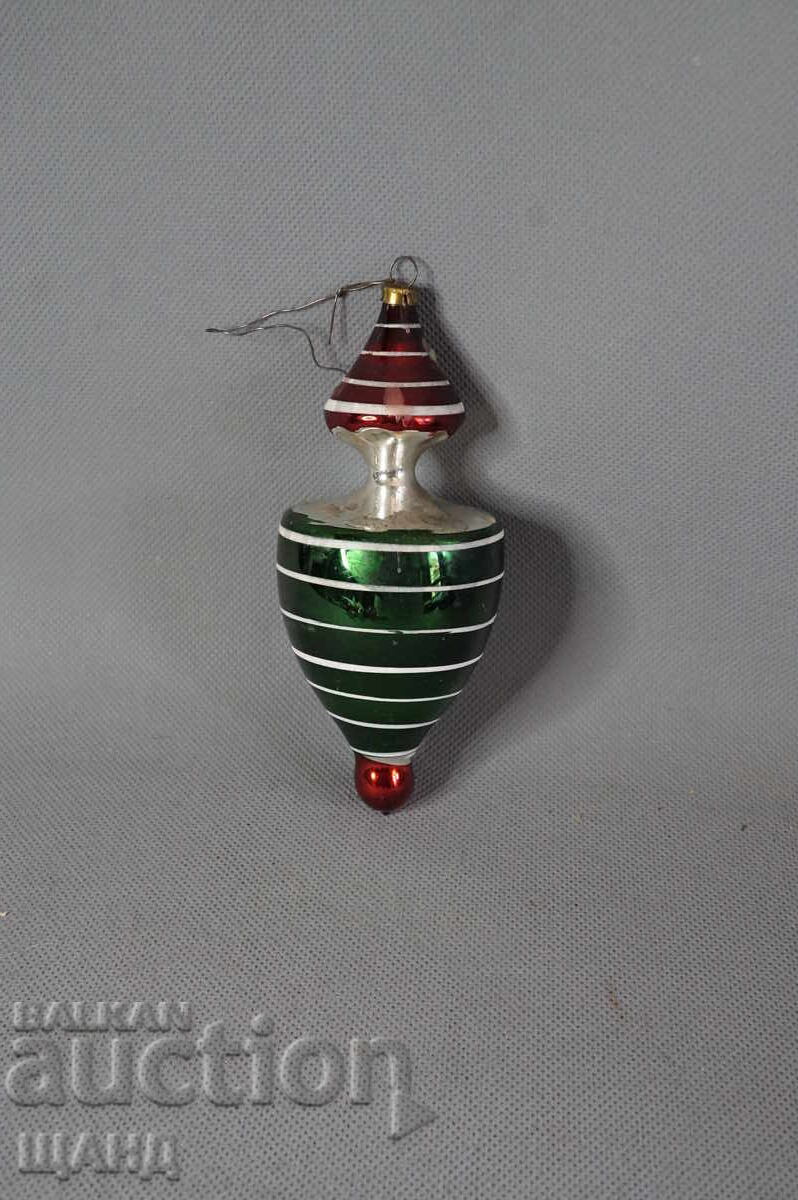 Old clay toy figurine for Christmas tree