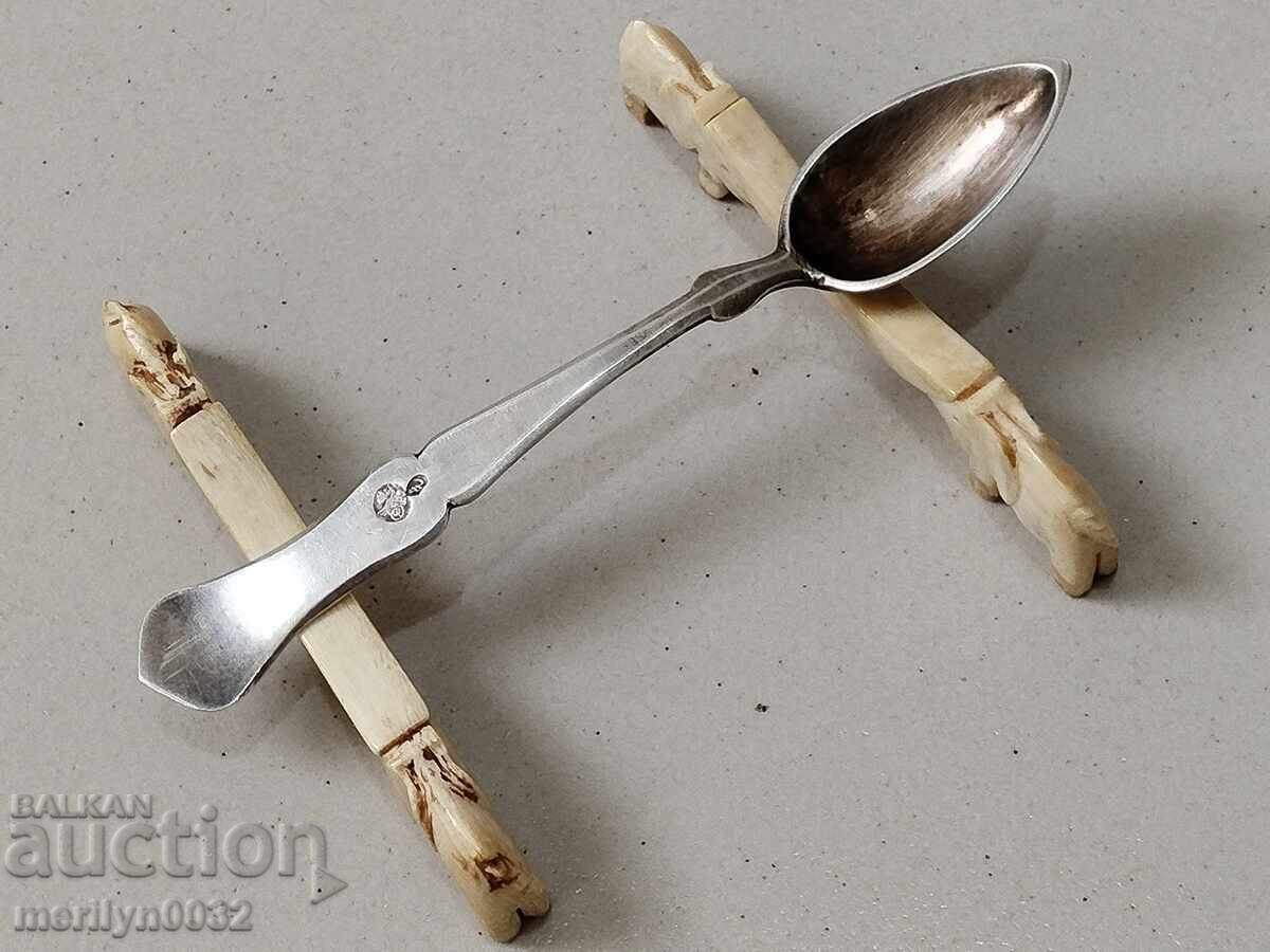 Ivory elephant stands for silverware - 5