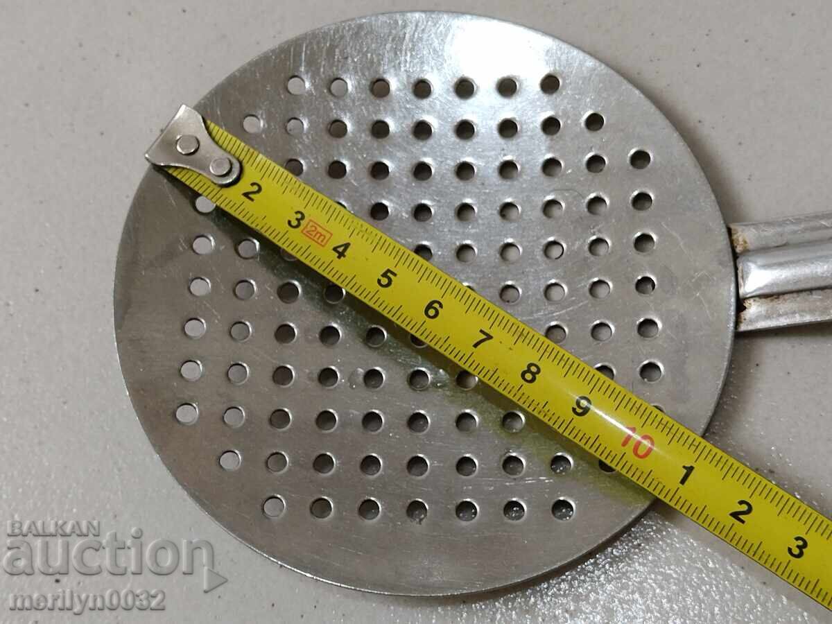 Old lattice spoon, early socialist era, People's Republic of Bulgaria - 7 Old lattice spoon, early socialist era, People's Republic of Bulgaria - 7