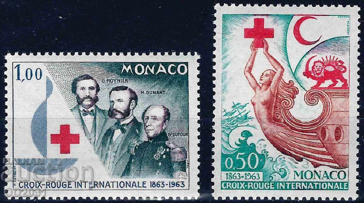 Μονακό 1963 - κόκκινος σταυρός πλοία MNH