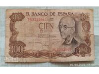 100 πεσέτες 1970 g. Ισπανία
