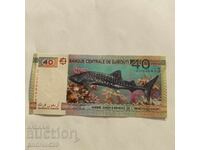 40 Φράγκα Τζιμπουτί / Djibouti 2017γ-(επετειακή) UNC / Τραπεζογραμμάτιο