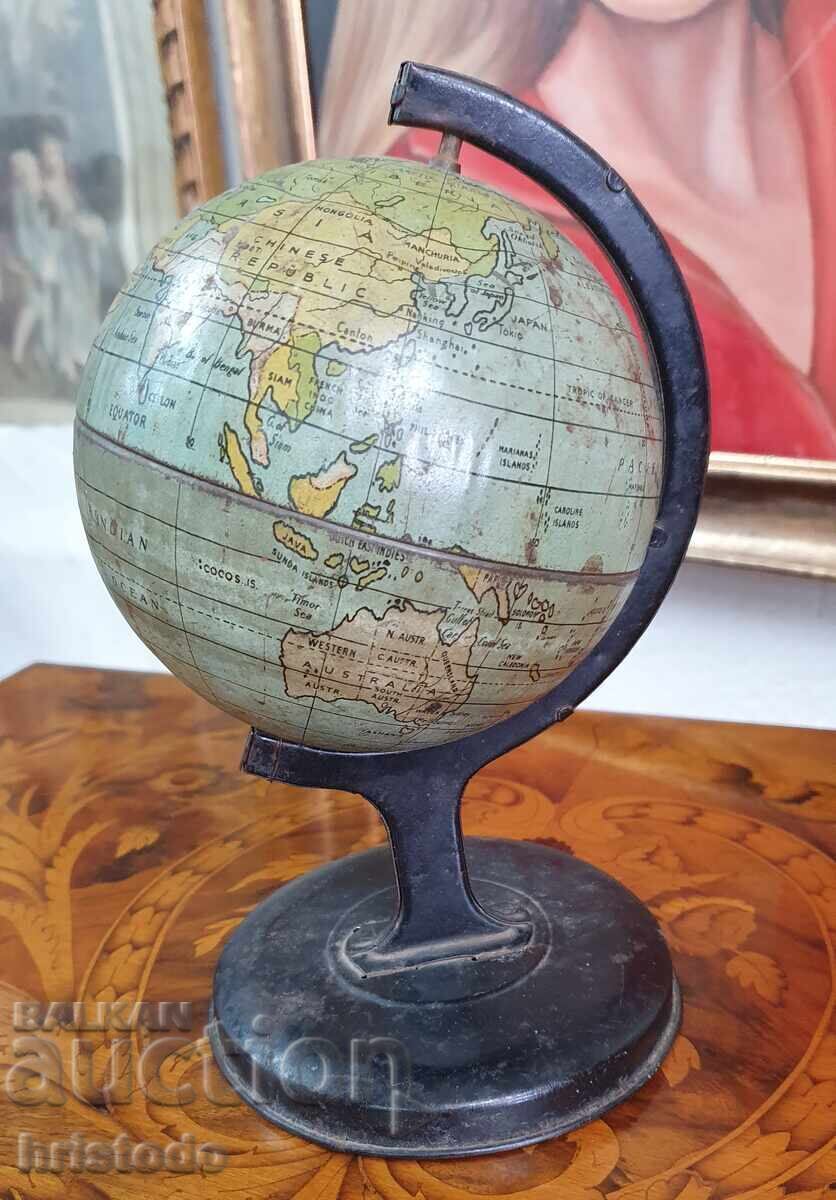 Auction Very old English globe Auction Very old English globe