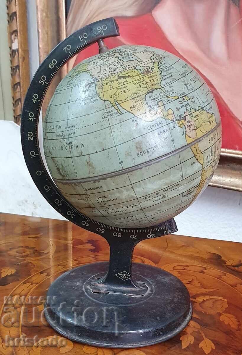 Very old English globe Very old English globe