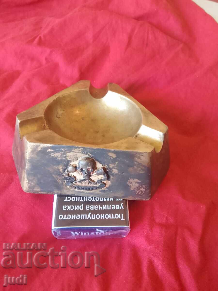 Auction  Third Reich Great Brass Ashtray