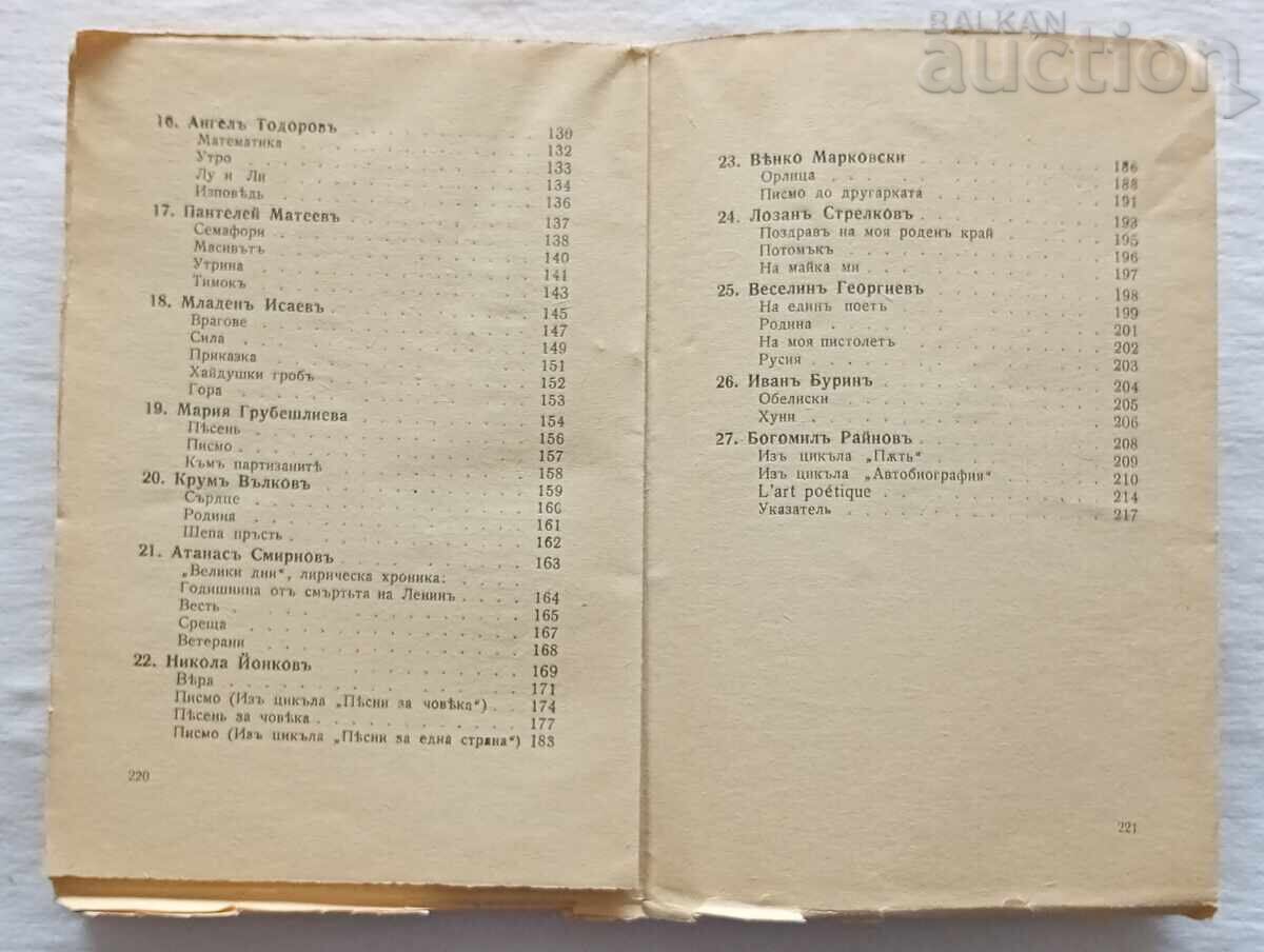 BULGARIAN REV. POETS ANTHOLOGY B. DELCHEV 1945 - 7 BULGARIAN REV. POETS ANTHOLOGY B. DELCHEV 1945 - 7