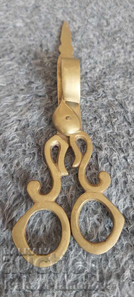 Candle Snuffer Scissors Bronze for Connoisseurs - 6