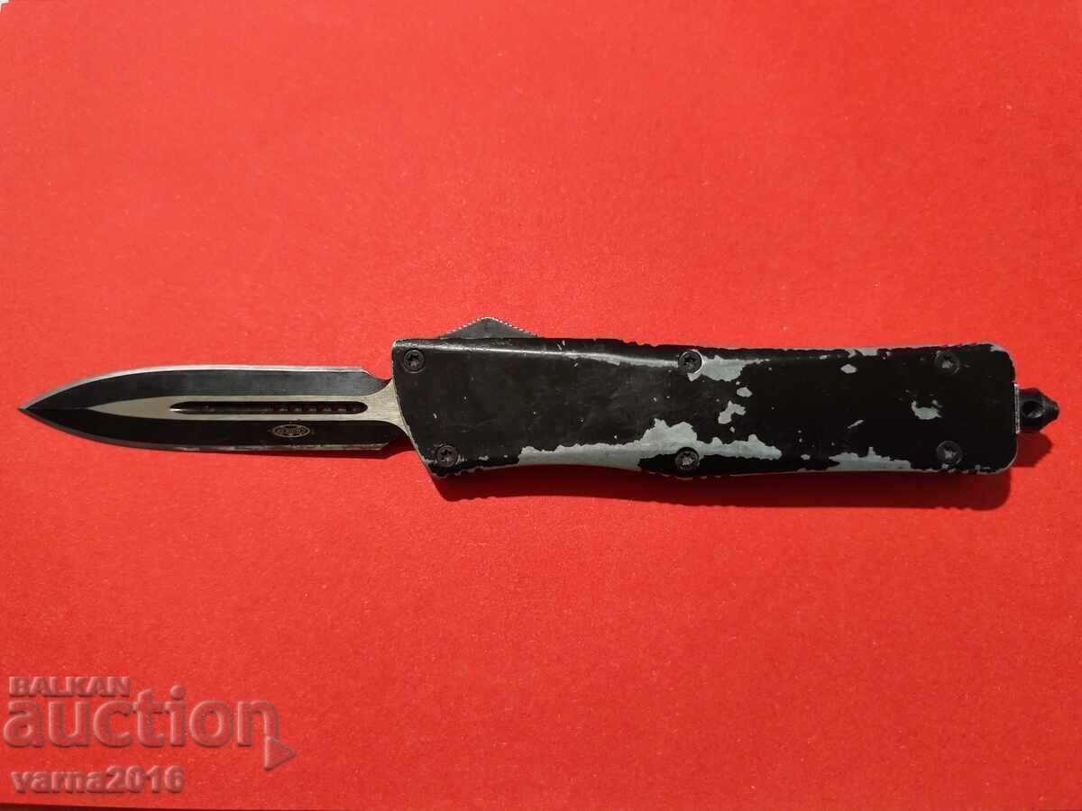 CUȚIT METALIC AUTOMAT MICROTECH cu preț 80.00 BGN | € 40.90 CUȚIT METALIC AUTOMAT MICROTECH cu preț 80.00 BGN | € 40.90