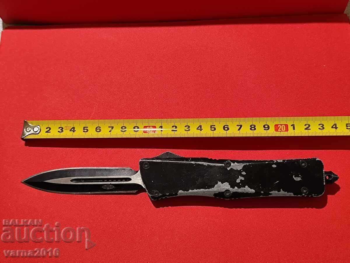 CUȚIT METALIC AUTOMAT MICROTECH - 7 CUȚIT METALIC AUTOMAT MICROTECH - 7