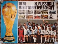 Afiș de la Campionatul Mondial de Fotbal 1974 - RFG
