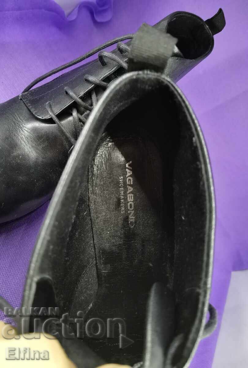 Women's high-heeled shoes made of genuine leather from H&M - 7