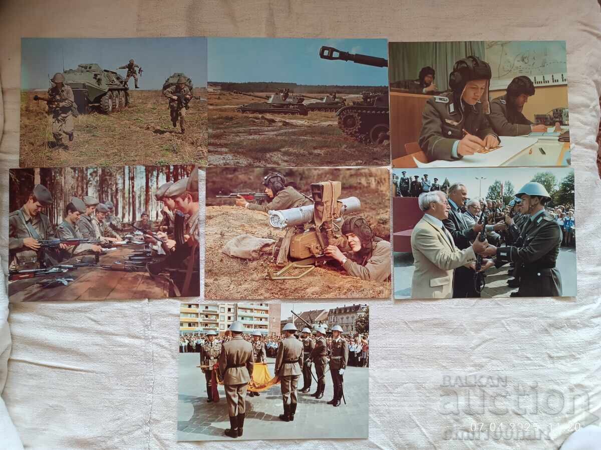 Παράδοση Natsionalna Narodna Αρmiya της ΛΔΓ Σετ 22 μεγάλων αγγελιών