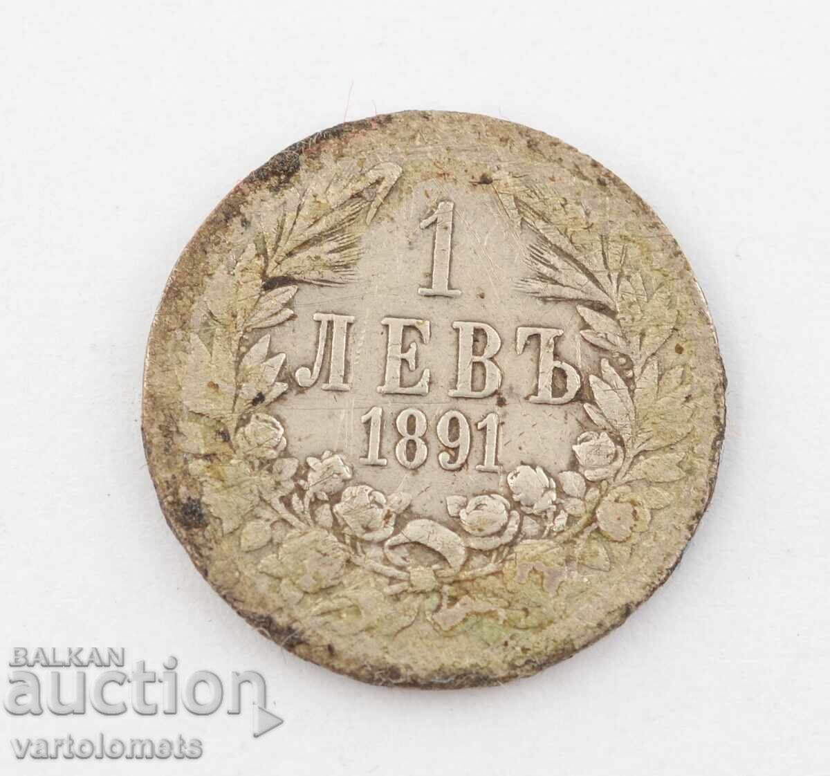 1 lev 1891 - Bulgaria › Principality of Bulgaria 1 lev 1891 - Bulgaria › Principality of Bulgaria