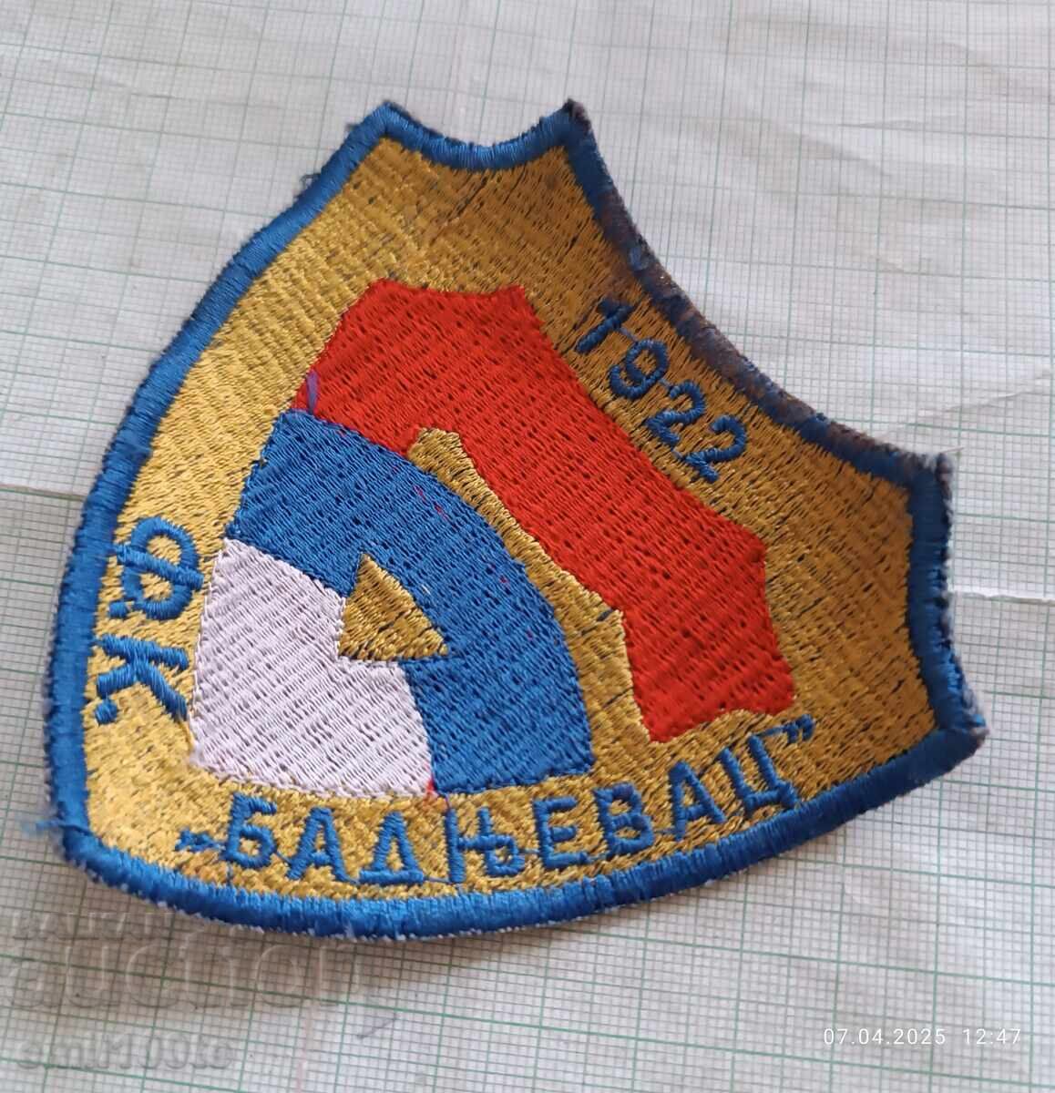 Patch Football Club FK Badnjevac Serbia with price 4.00 BGN | € 2.05 Patch Football Club FK Badnjevac Serbia with price 4.00 BGN | € 2.05