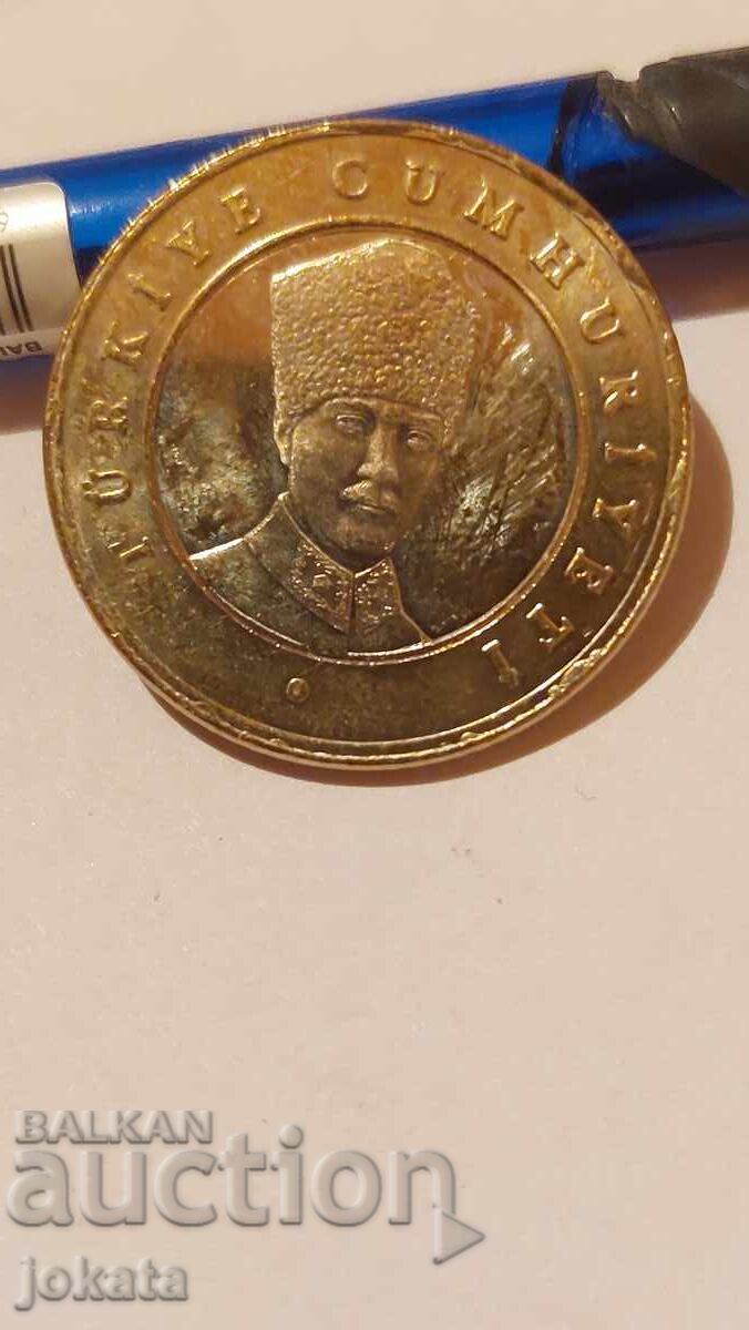 5 lire jubiliare cu preț 2.99 BGN | € 1.53 5 lire jubiliare cu preț 2.99 BGN | € 1.53