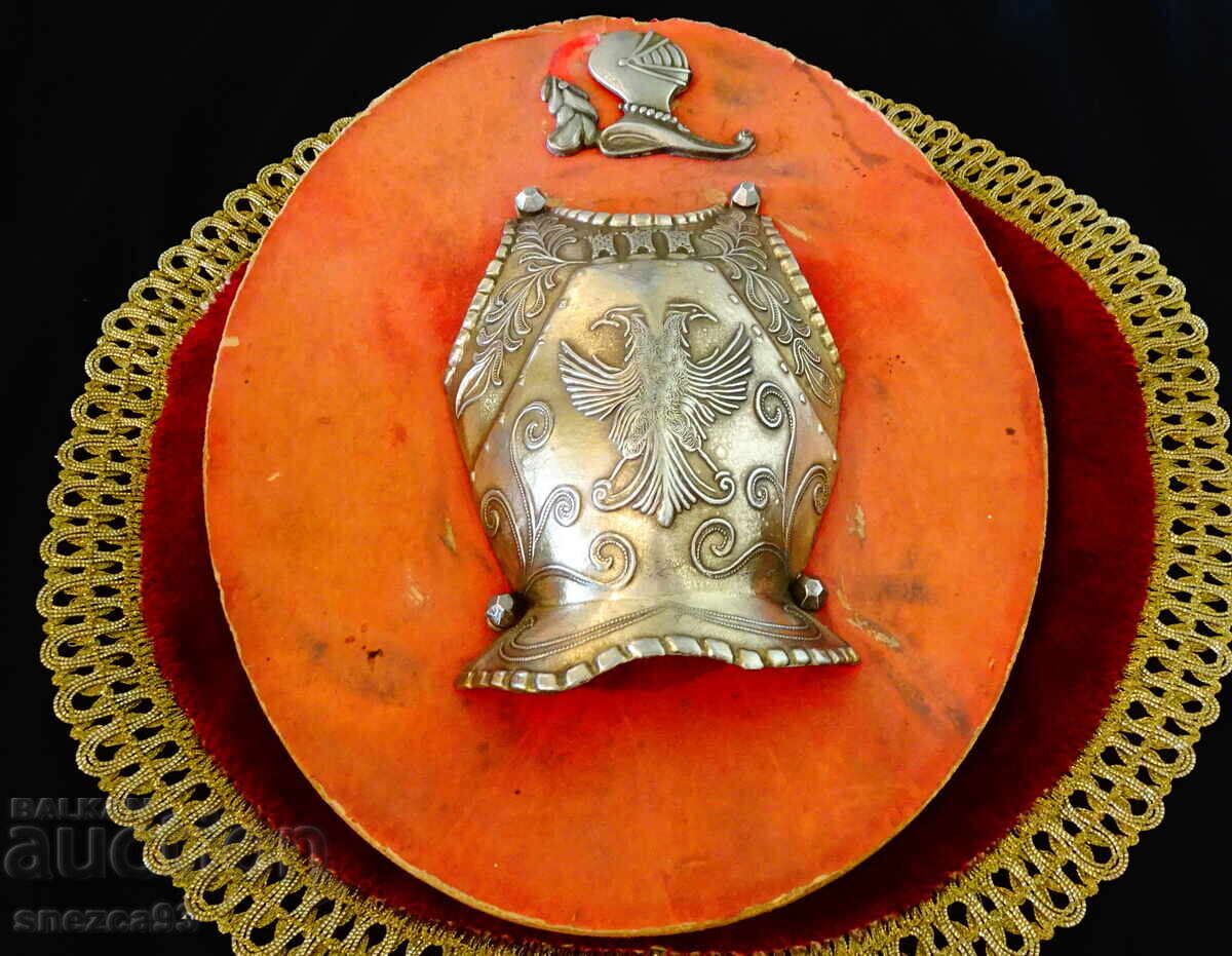 Knight's panel with knight's armor Knight's panel with knight's armor