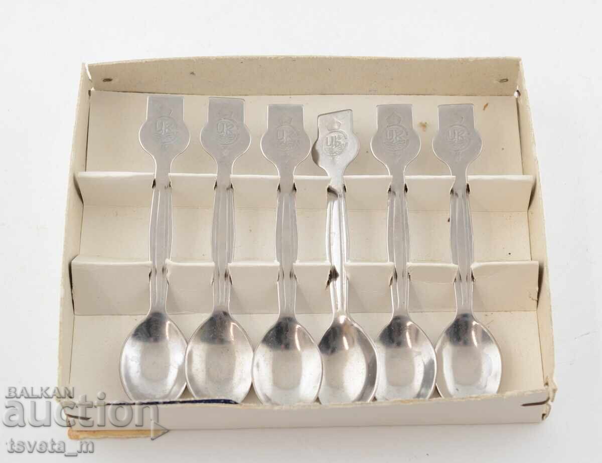 Δημοπρασία Kolektsionerski κουτάλια για τσάι καφέ 6 τμχ. - Σόφια