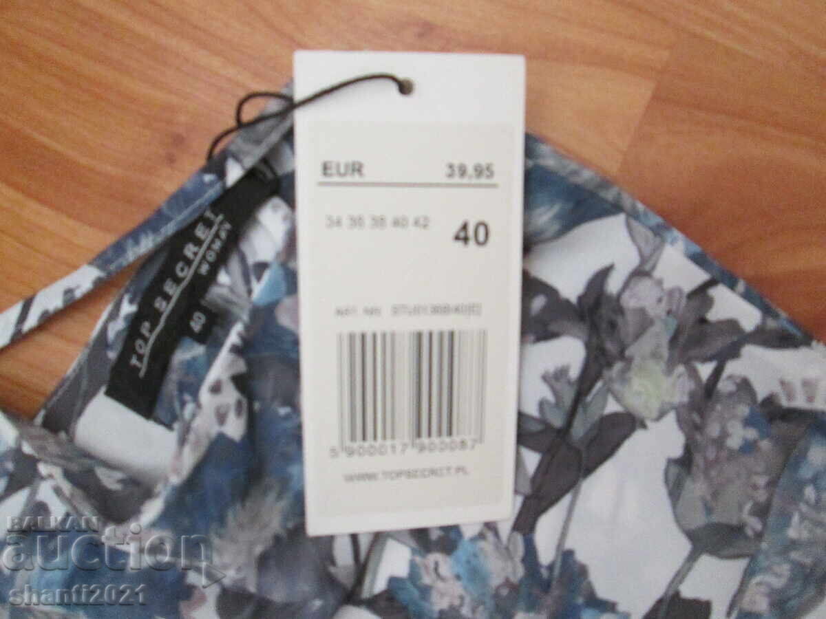 Δημοπρασία Νέα με ετικέτα γυναικεία τουνίκ από μετάξι, μέγεθος 40 (Μ)