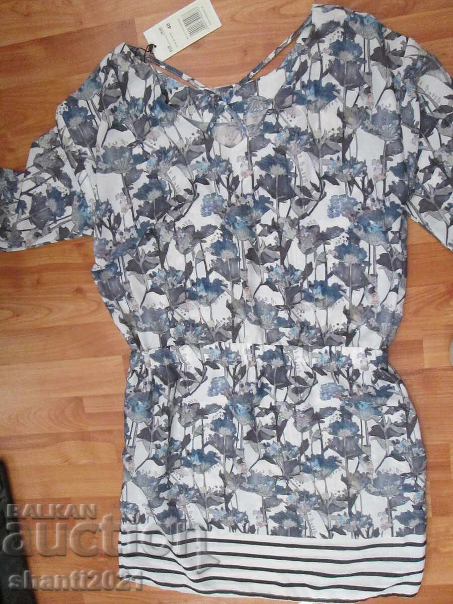 Νέα με ετικέτα γυναικεία τουνίκ από μετάξι, μέγεθος 40 (Μ) - 5