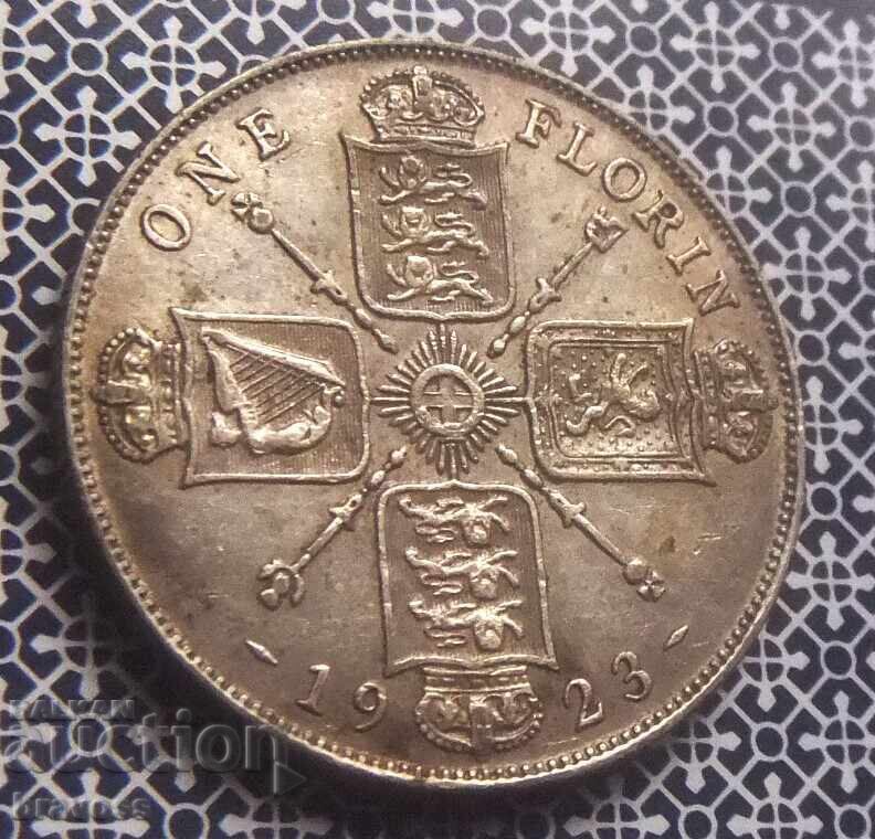 Auction United Kingdom - 1 Florin 1923 Auction United Kingdom - 1 Florin 1923