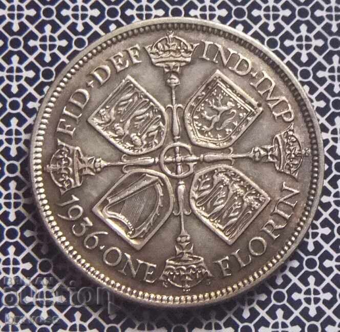 Great Britain - 1 Florin 1936 Great Britain - 1 Florin 1936
