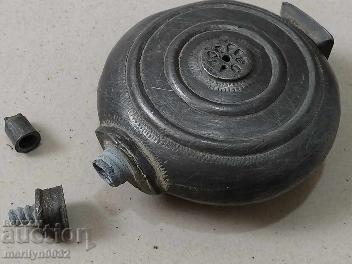 Licitație Vechi pahar de cositor, cană, recipient de băut din secolul al XIX-lea