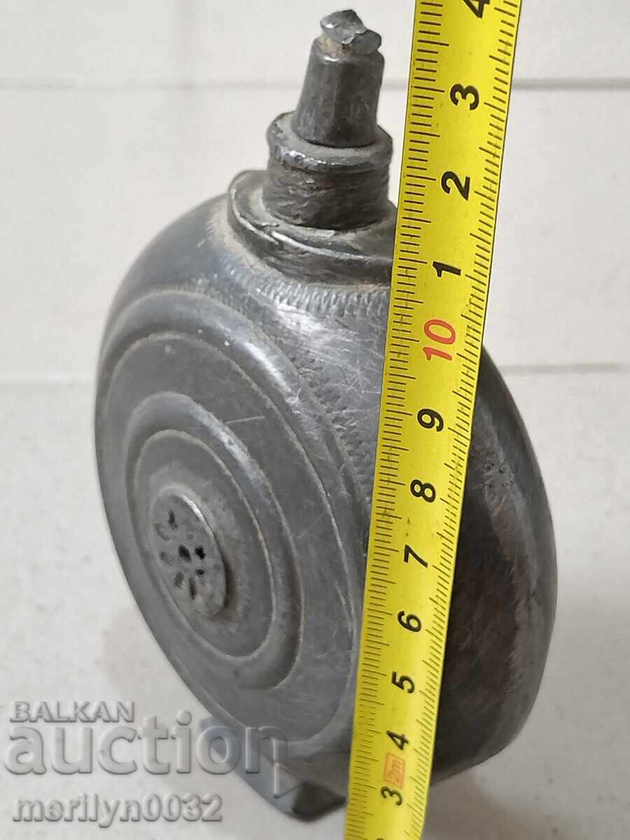 Vechi pahar de cositor, cană, recipient de băut din secolul al XIX-lea - 6