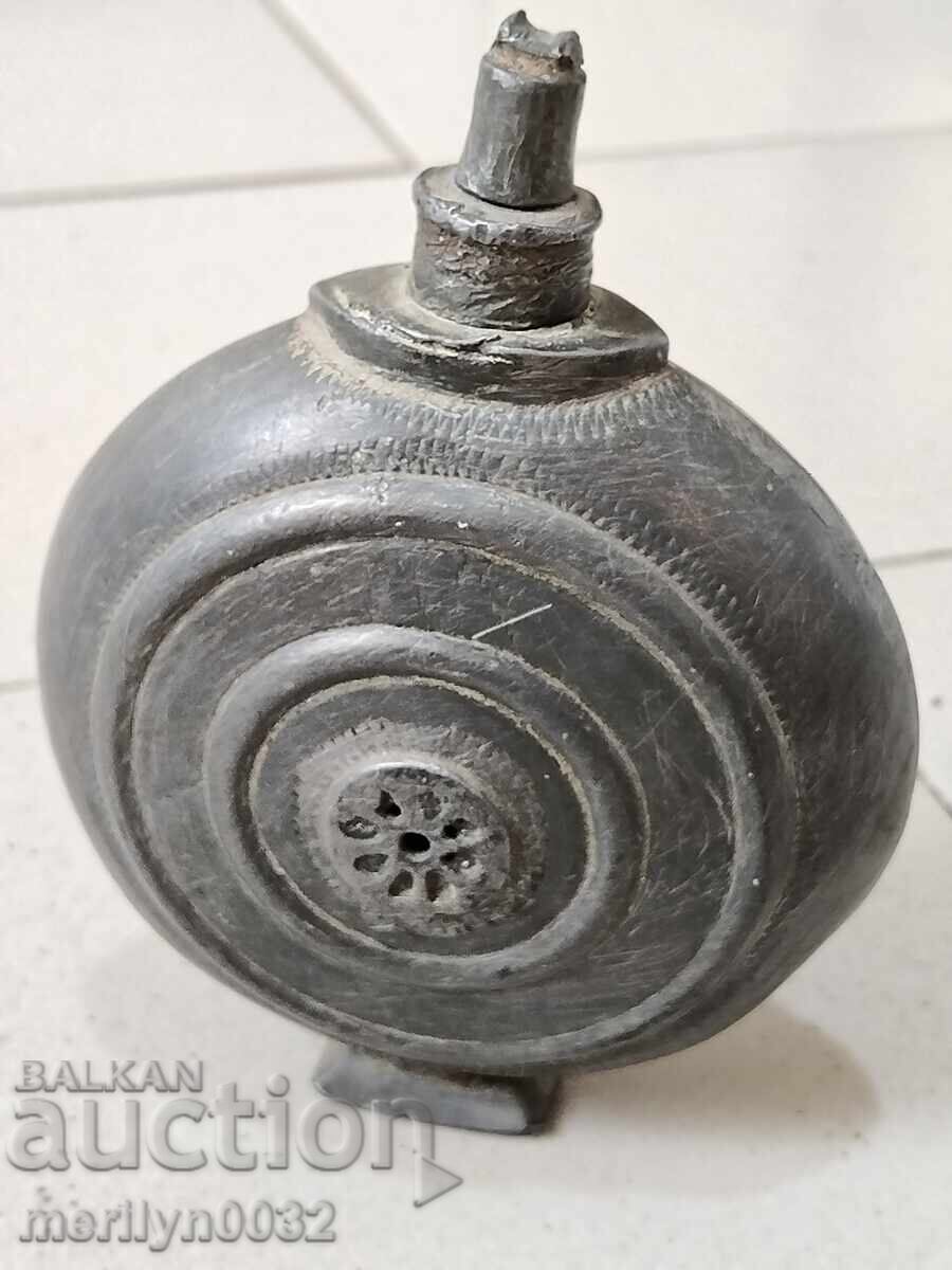 Vechi pahar de cositor, cană, recipient de băut din secolul al XIX-lea