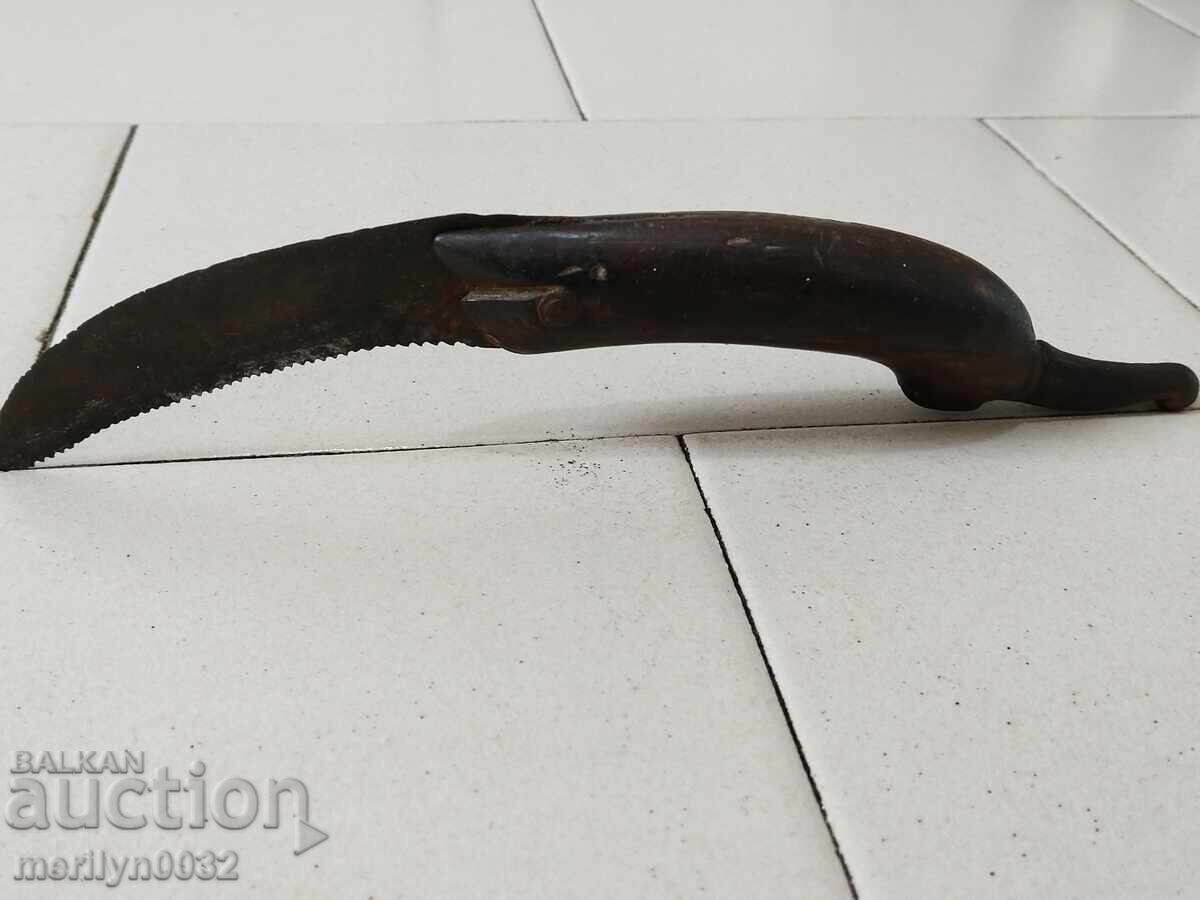 Стар нож,лозарска ножка трионче - 6