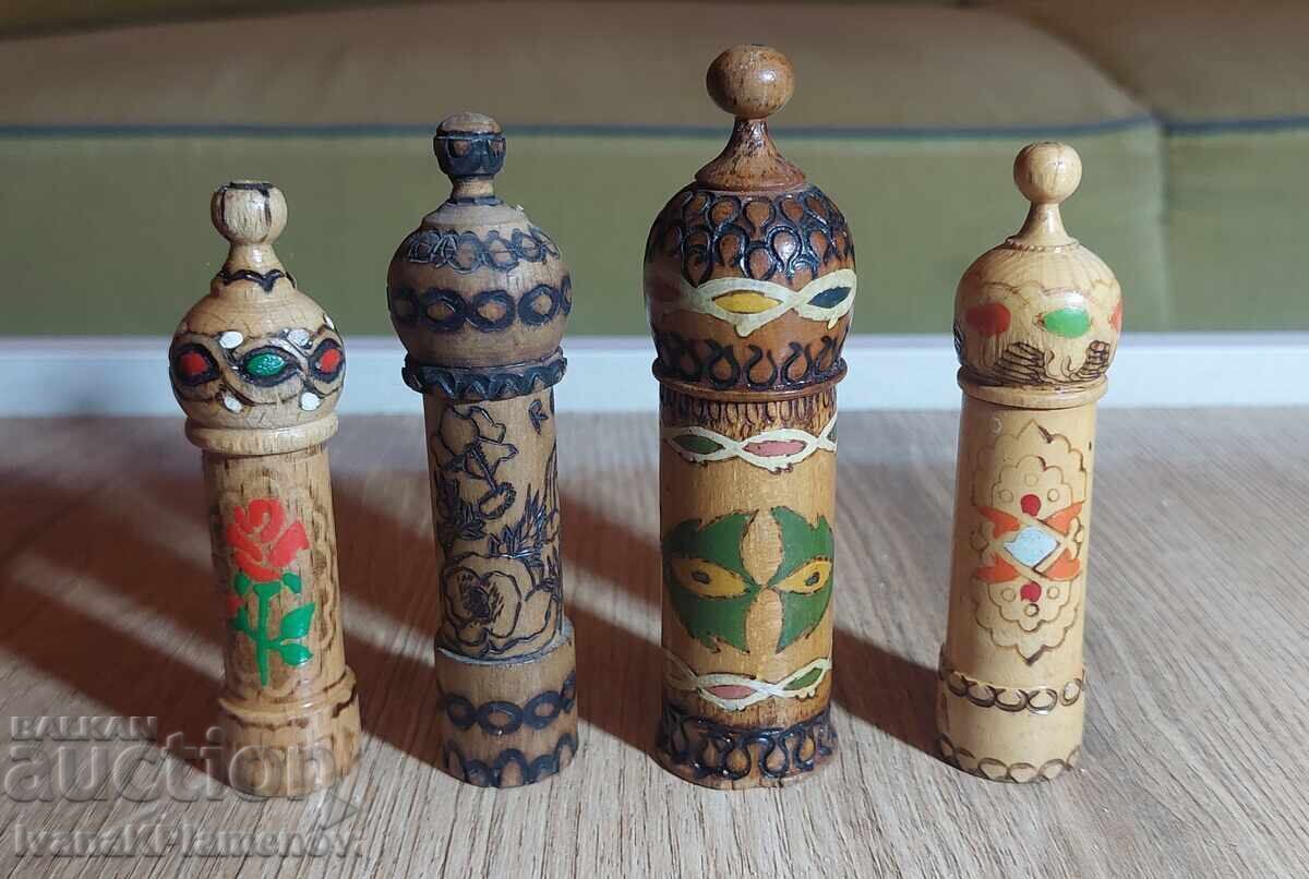 Souvenirs wooden amulets retro for collectors 4 pieces with price 12.00 BGN | € 6.14 Souvenirs wooden amulets retro for collectors 4 pieces with price 12.00 BGN | € 6.14