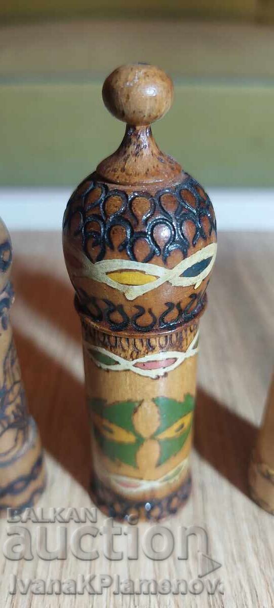 Auction Souvenirs wooden amulets retro for collectors 4 pieces Auction Souvenirs wooden amulets retro for collectors 4 pieces