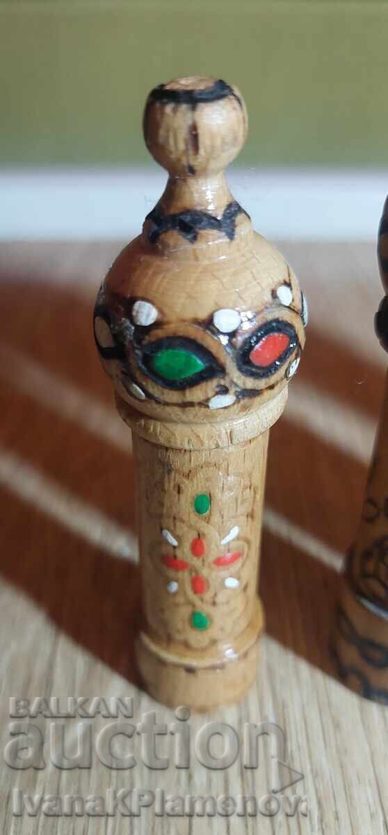 Souvenirs wooden amulets retro for collectors 4 pieces - 5 Souvenirs wooden amulets retro for collectors 4 pieces - 5