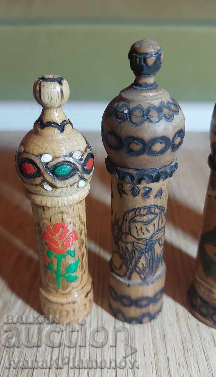 Souvenirs wooden amulets retro for collectors 4 pieces - 7 Souvenirs wooden amulets retro for collectors 4 pieces - 7