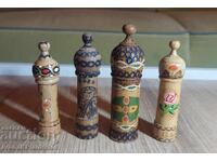 Suveniruri din lemn, talismane retro, pentru colecționari, 4 bucăți