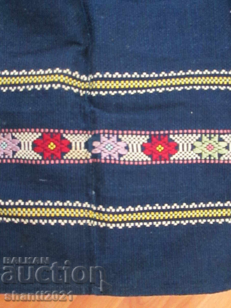 Licitație Autentică preșură țesută și brodată manual pentru costum popular