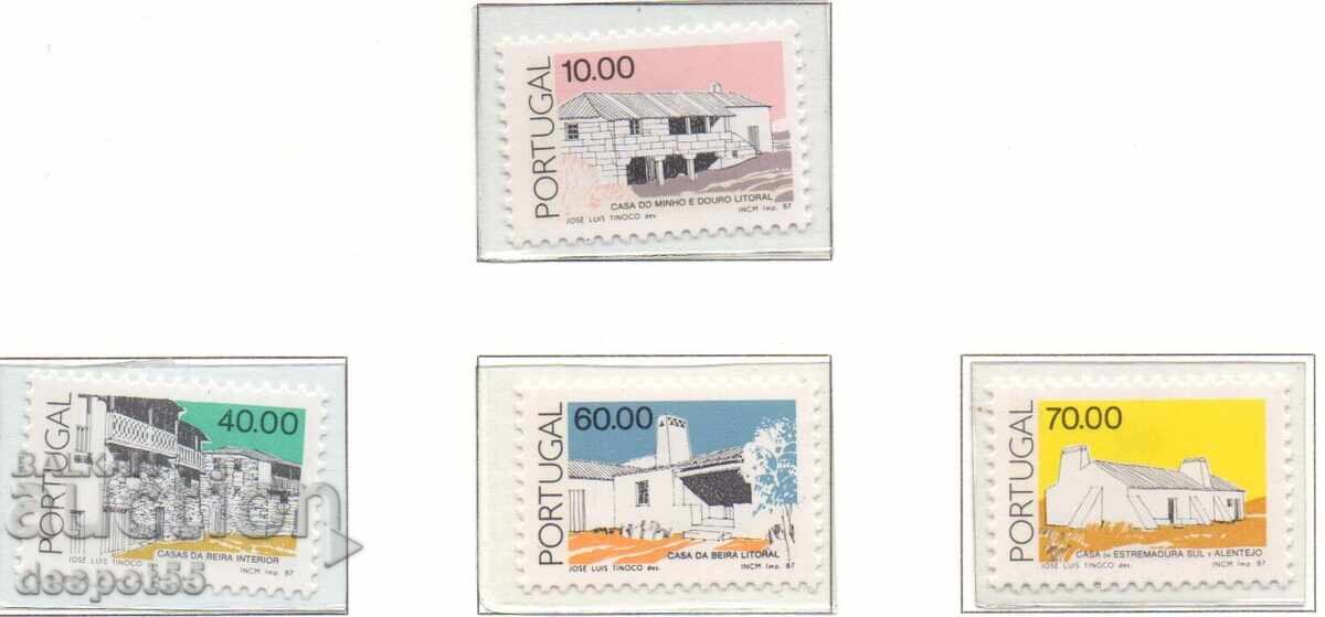 1987. Португалия. Традиционна архитектура. 1987. Португалия. Традиционна архитектура.