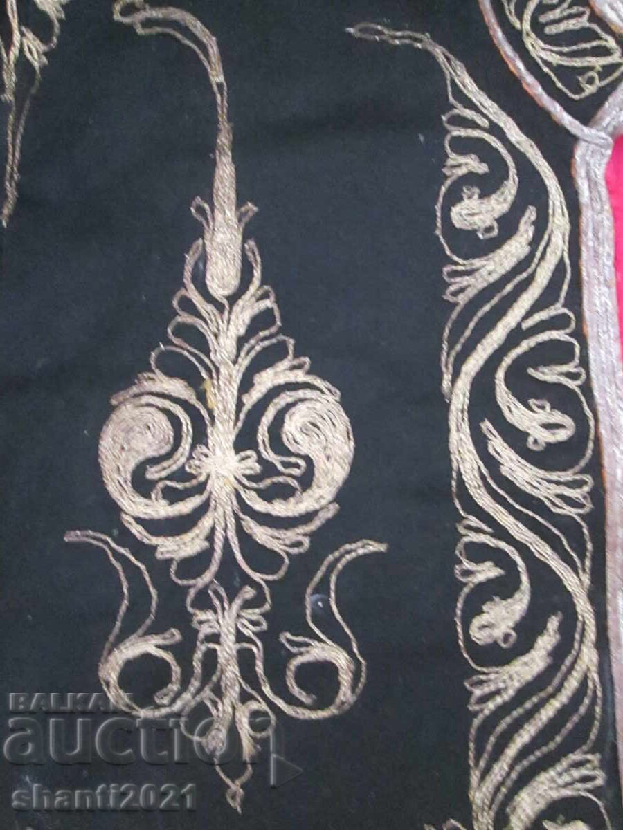 Vesta de costum din secolul al XIX-lea, cu fir auriu și argintiu - 7