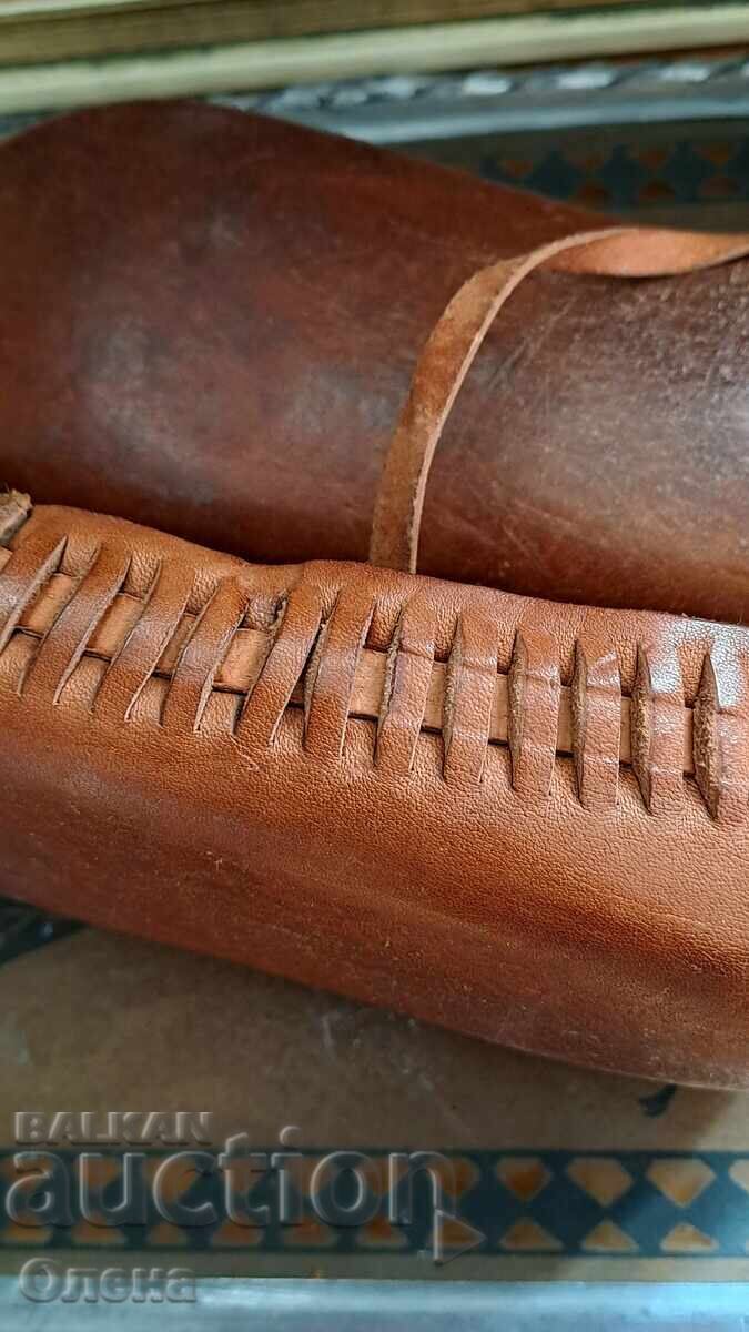 Vintage διακοσμητικά τσαρούχια από φυσικό δέρμα - 6