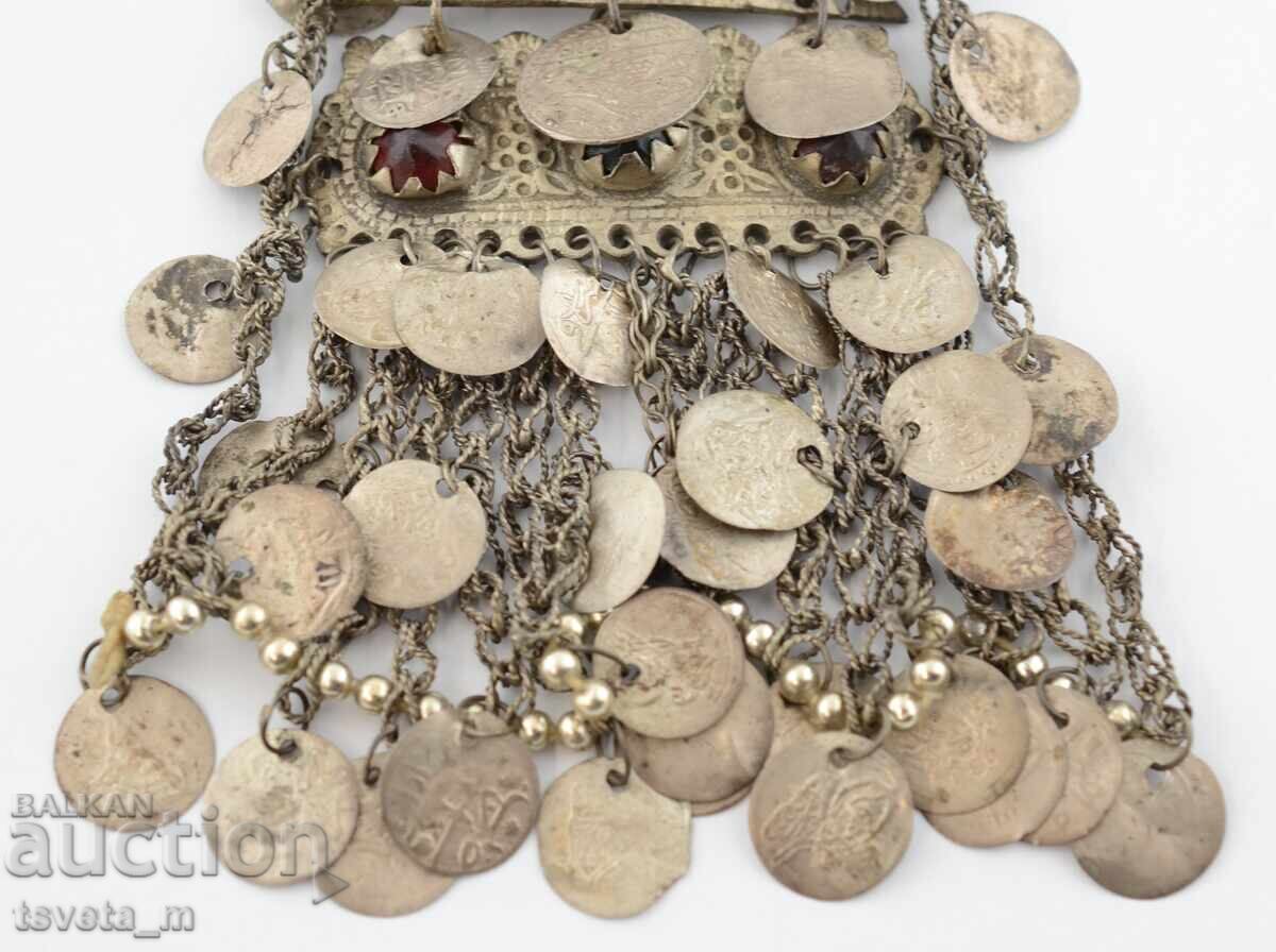 Hair ornament made of silver alloy for folk costume with price 250.00 BGN | € 127.82