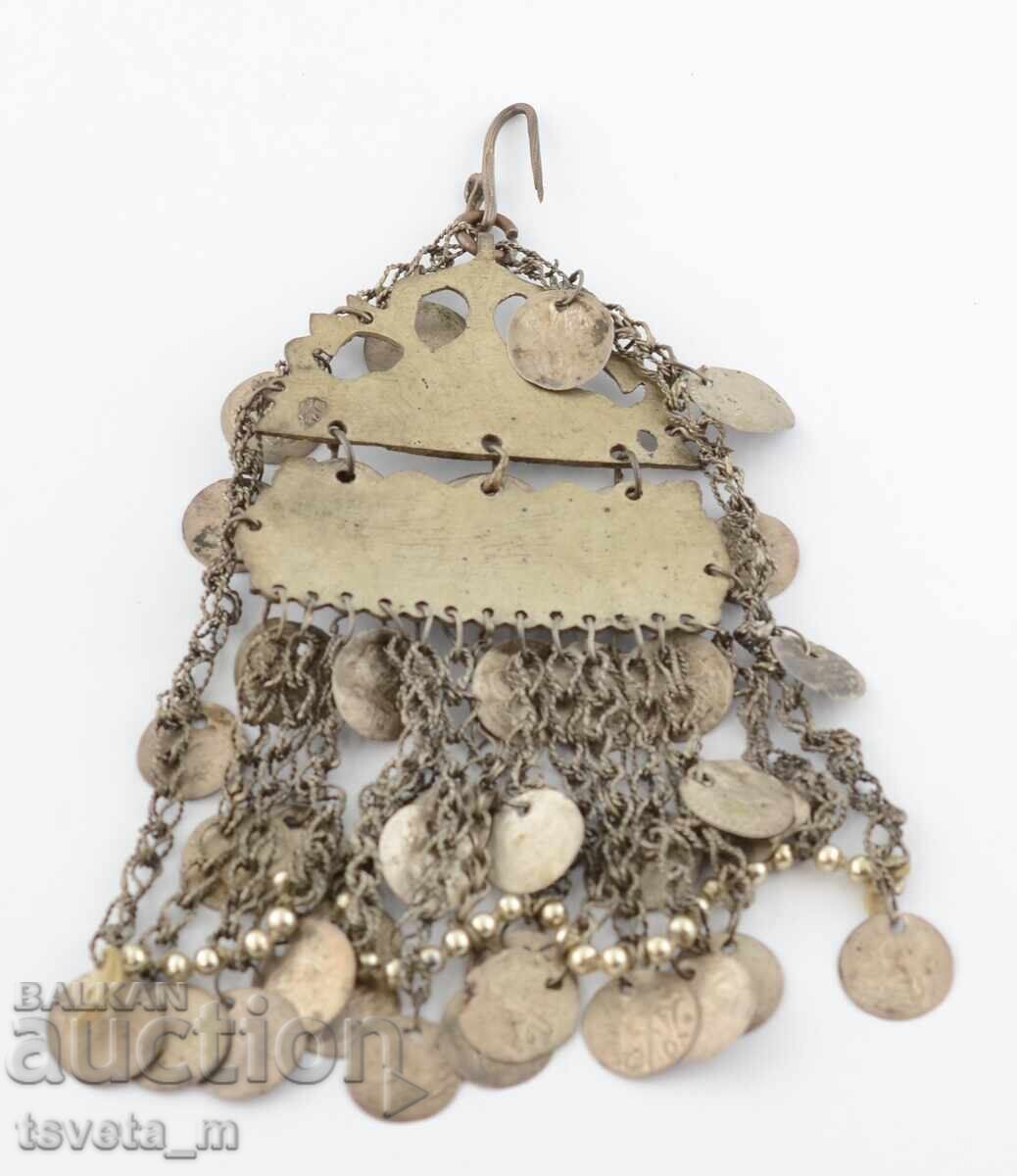 Delivery of Hair ornament made of silver alloy for folk costume