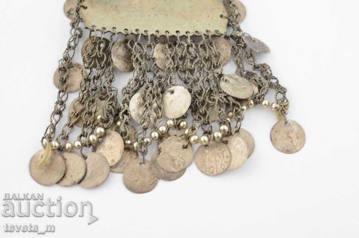 Hair ornament made of silver alloy for folk costume - 5