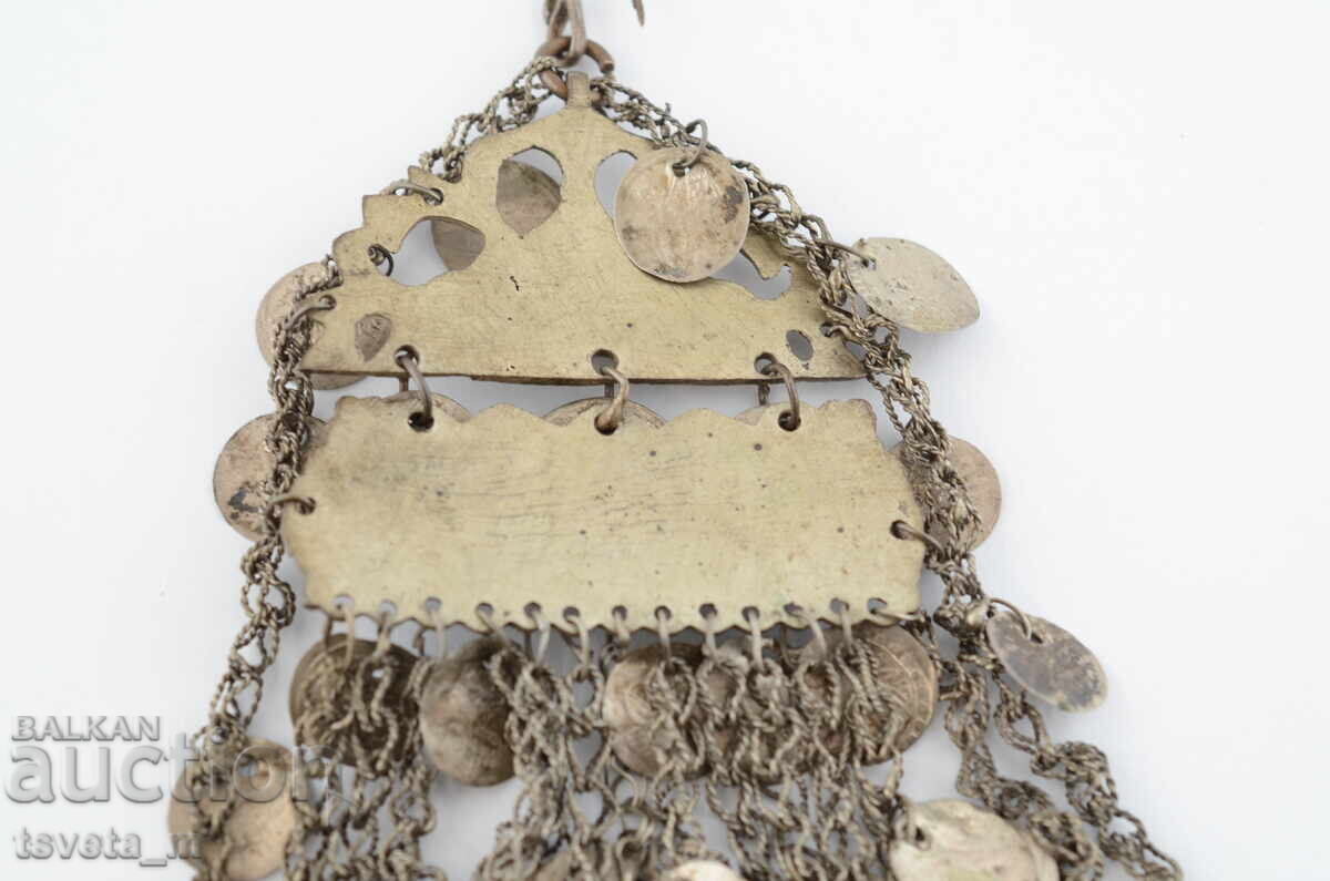 Hair ornament made of silver alloy for folk costume - 6