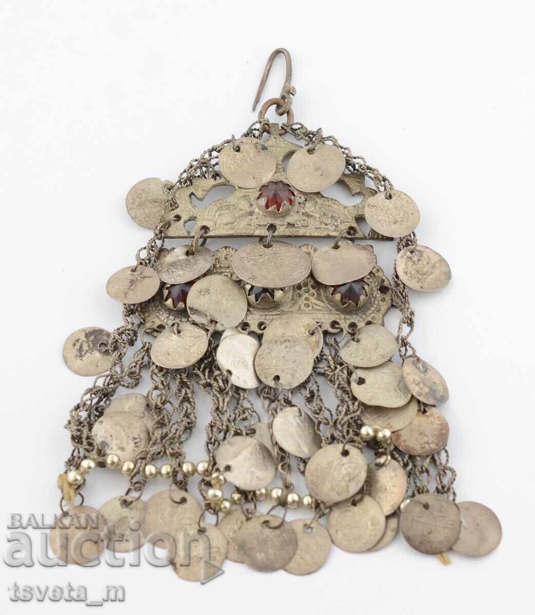 Hair ornament made of silver alloy for folk costume - 7