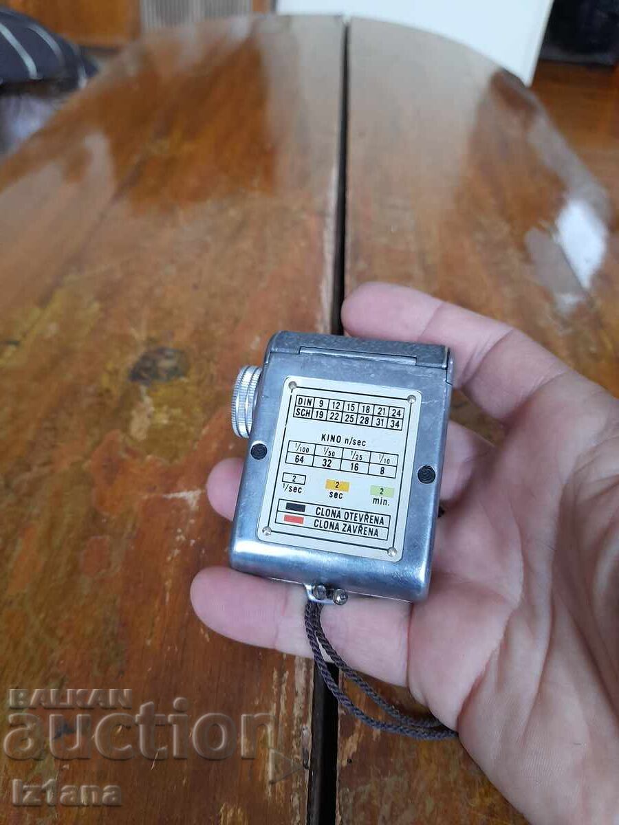 Παράδοση Παλαιό φωτόμετρο Exposimet