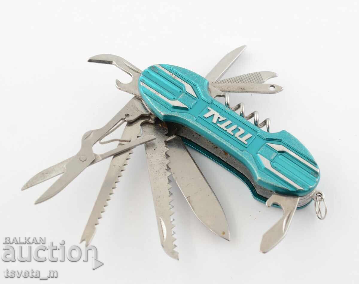 Δημοπρασία Τσεκούρι τσέπης με 11 εργαλεία TOTAL