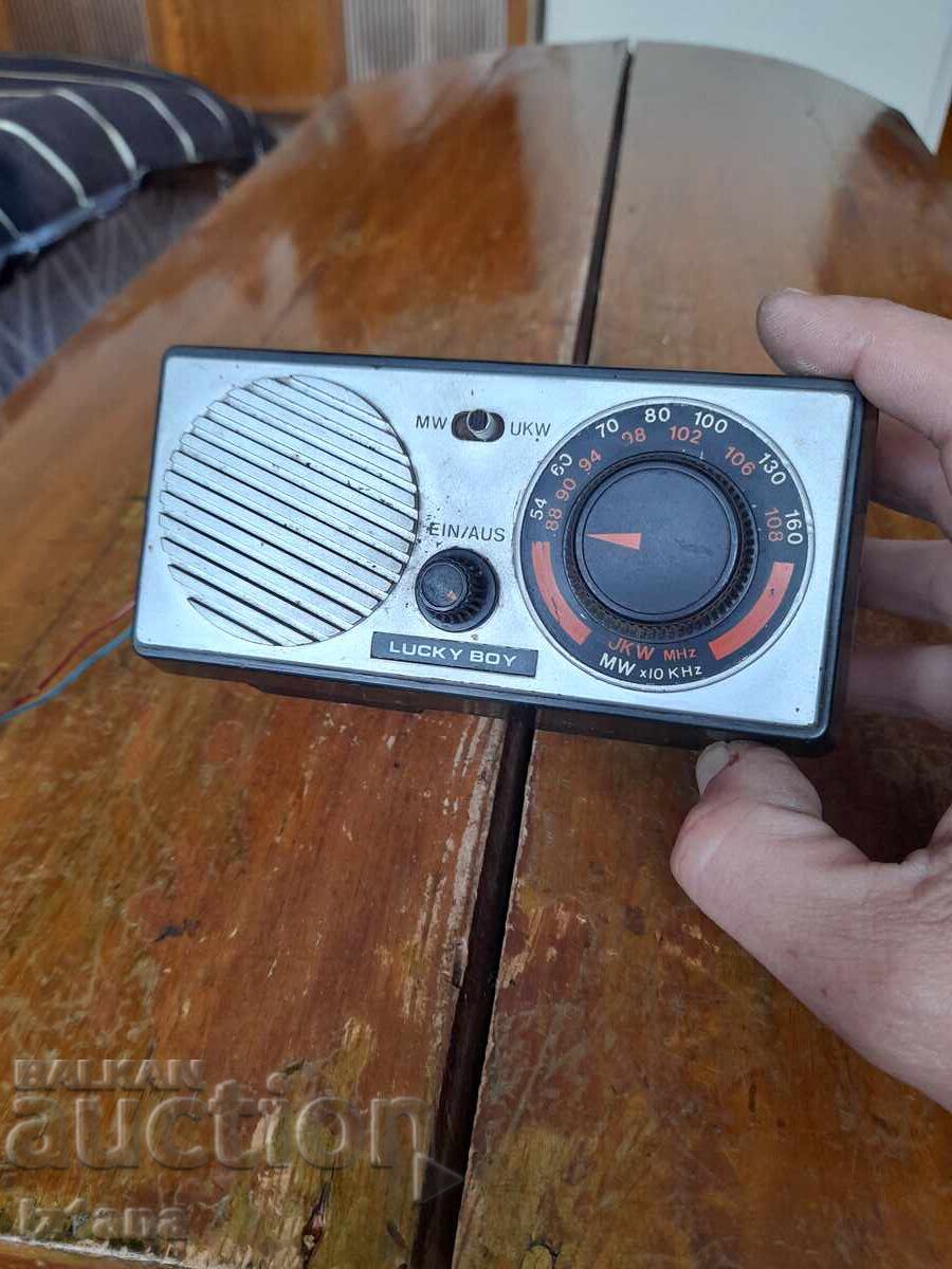 Old radio, Lucky Boy radio receiver with price 43.00 BGN | € 21.99 Old radio, Lucky Boy radio receiver with price 43.00 BGN | € 21.99