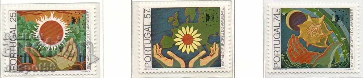 1987. Португалия. Европейска година на околната среда.