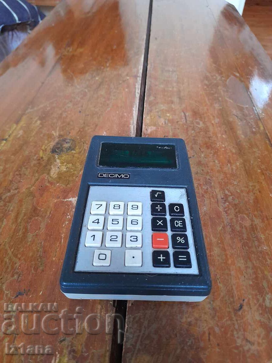 Old Decimo Calculator